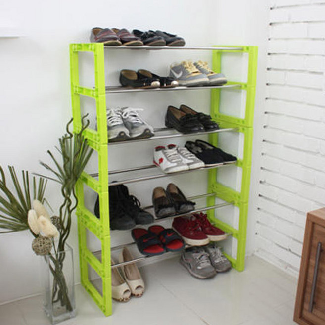 가쯔 신발 정리대 7단 70cm, 그린, 1개