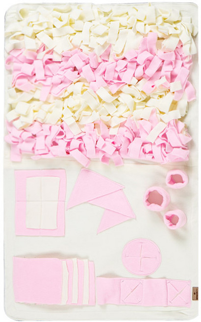 딩동펫 노즈워크 담요 대형, 핑크, 1개