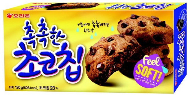 오리온 촉촉한 초코칩, 120g, 1개