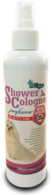 펫퍼스 강아지 샤워코롱 베이비파우더향, 1개