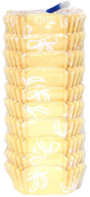 이홈베이킹 사각 코팅 반찬컵 45mm 노랑, 100개, 1세트