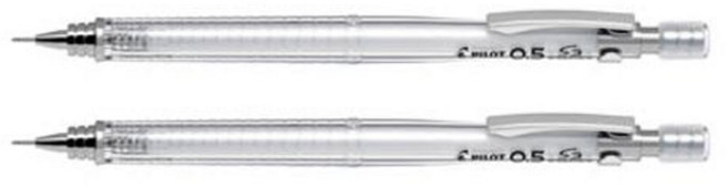 파일롯트 칼라바디 제도샤프 S3 HPS-30R-, 2개, 0.5mm