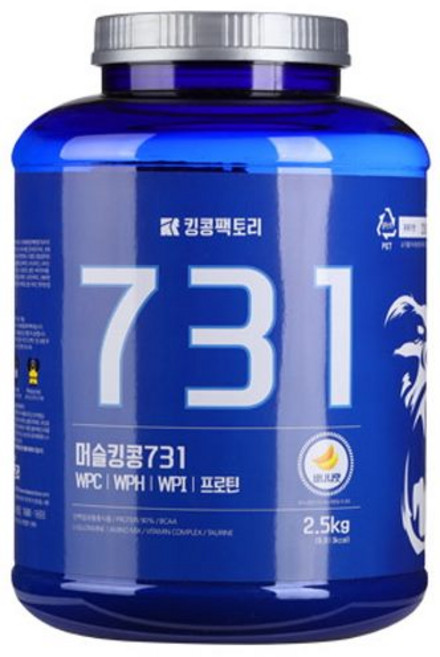 머슬킹콩731, 바나나맛, 2.5kg, 1개
