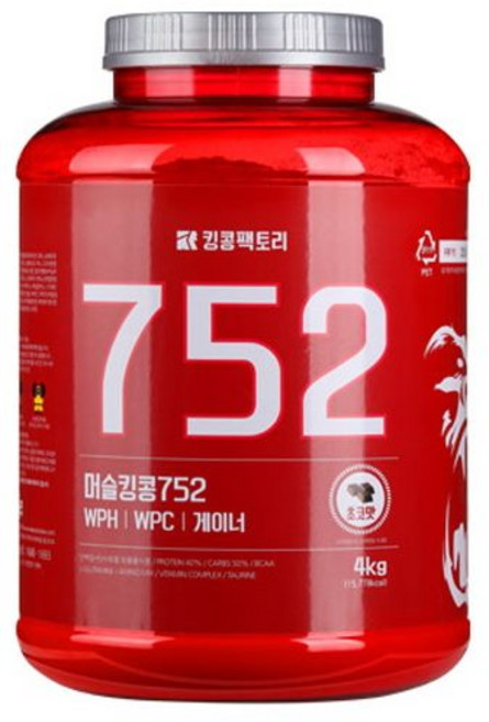 머슬킹콩752, 4kg, 1개, 초코맛