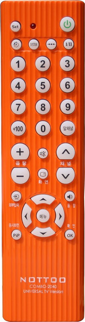 NOTTOO 통합형 리모컨, COMBO-2040, 1개