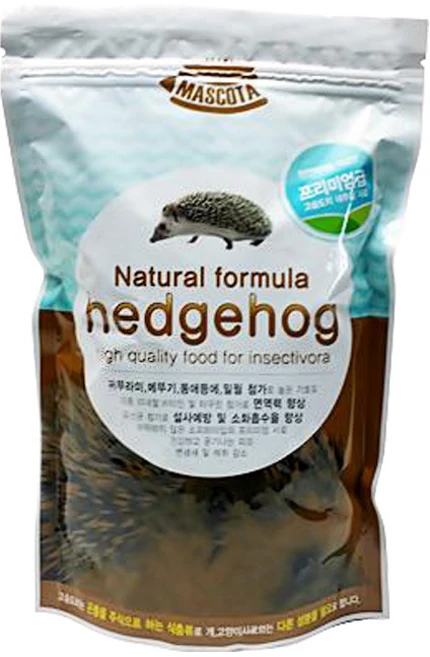 서울아쿠아룸 네츄럴 포뮬러 프리미엄 고슴도치사료, 600g, 1개 - 쿠팡