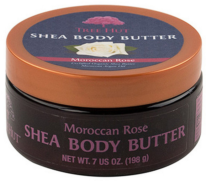 트리헛 시어 바디 버터 모로칸 로즈, 198g, 1개