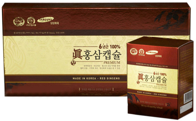 DAEDONG KOREA GINSENG 真紅參膠囊, 240錠, 1個