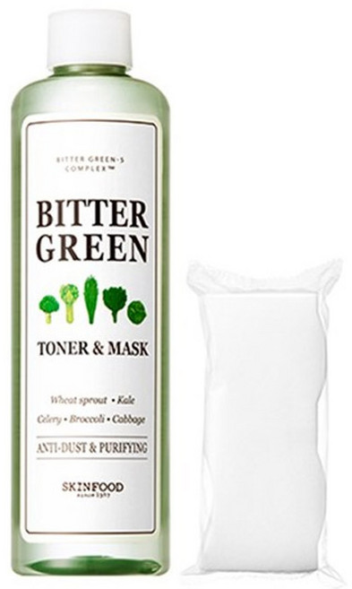 스킨푸드 비터그린토너앤마스크 토너, 300ml, 1개