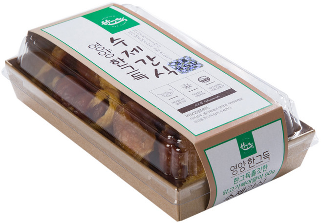 한그득 쫄깃한 영양 수제간식, 닭고기 북어말이, 1개