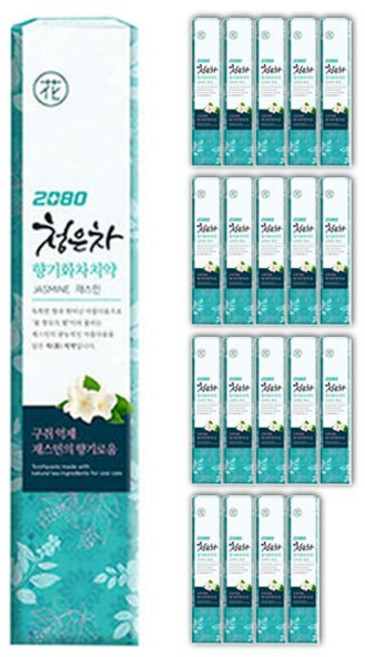 2080 청은차 향기화차 치약, 190g, 20개