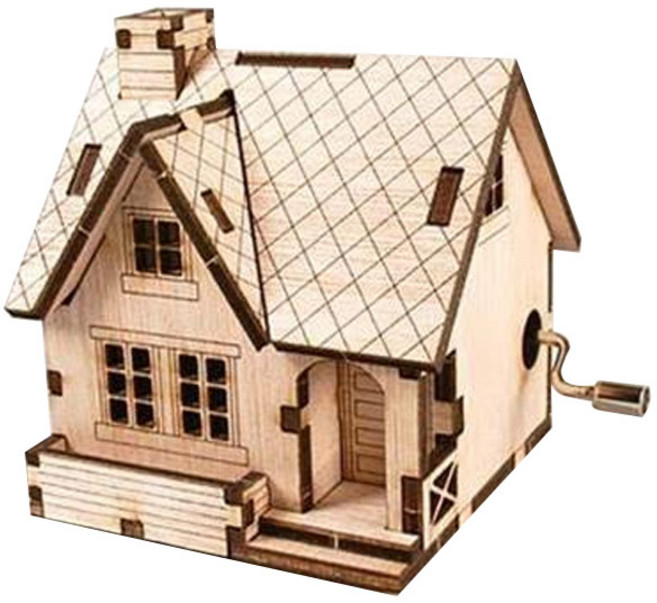 영공방 오르골 스위트홈 입체퍼즐, 혼합색상, 1개