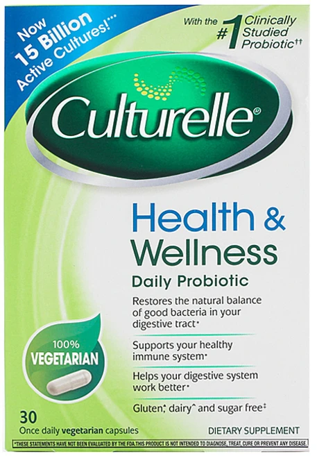 컬처렐 헬스 & 웰니스 데일리 프로바이오틱 유산균 베지테리안 캡슐, 30정, 1개 - 쿠팡