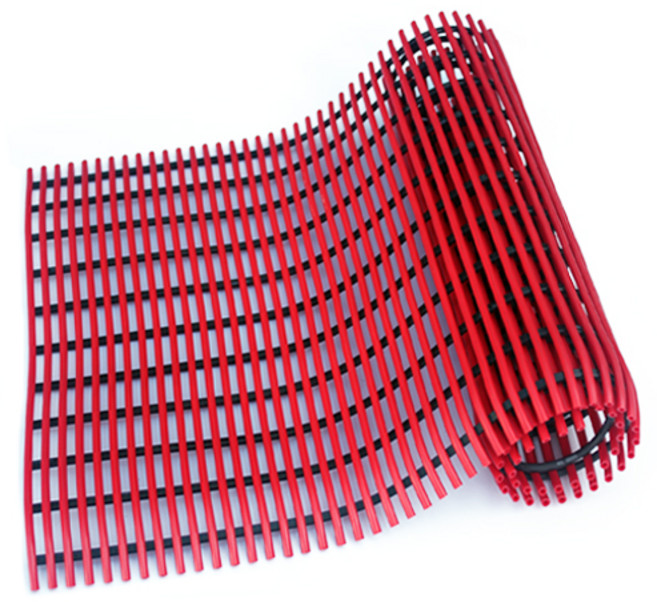 월광매트 미끄럼방지 욕실매트 일반형, 빨강, 1개