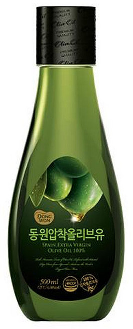 동원 압착 올리브유, 500ml, 1개