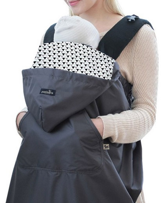 피카라 아기띠 바람막이 워머, 그레이