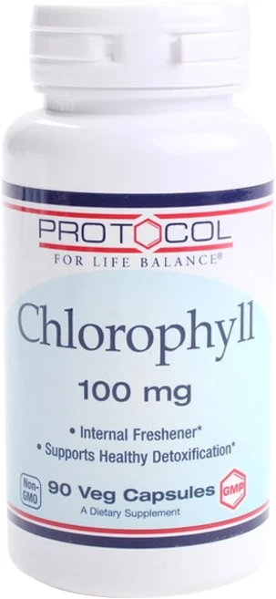 프로토콜포라이프밸런스 클로로필 100mg 베지 캡슐, 1개, 90정 - 쿠팡