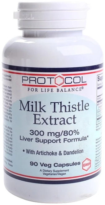 프로토콜포라이프밸런스 밀크 시슬 추출물 베지 캡슐, 1개, 90정 - 쿠팡