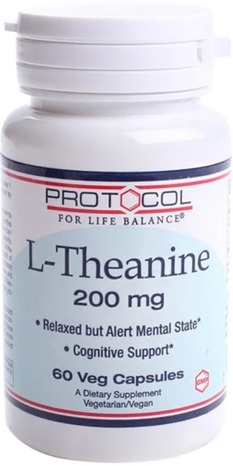 Protocol For Life Balance L-테아닌 200mg 베지 캡슐, 60개입, 1개, 60정 - 쿠팡