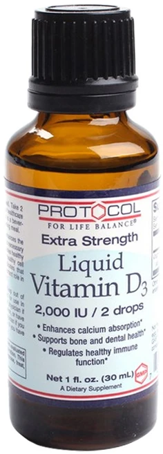 프로토콜포라이프밸런스 리퀴드 비타민 D3 2000 IU, 30ml, 1개 - 쿠팡