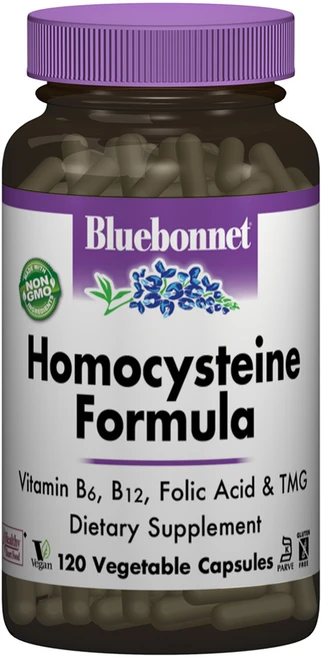 Bluebonnet 호모시스테인 포뮬러 베지터블 캡슐, 1개, 120정 - 쿠팡