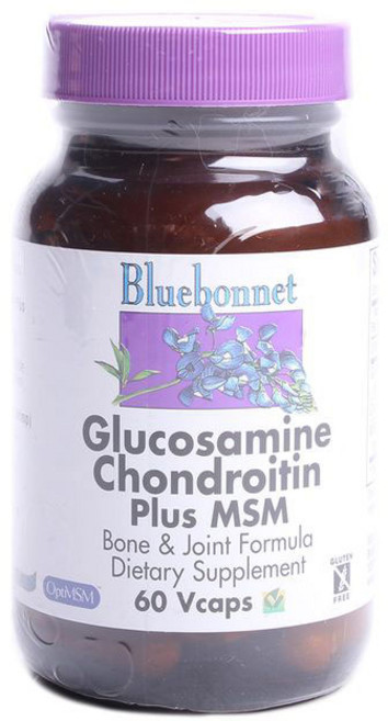 블루보넷 글루코사민 콘드로이틴 플러스 MSM 글루텐 프리 무설탕 브이캡, 1개, 60정