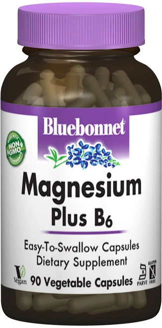 블루보넷 마그네슘 플러스 B6 베지터블 캡슐, 90개입, 1개, 90정 - 쿠팡