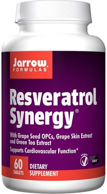재로우 레스베라트롤 시너지 타블렛 비건, 1개, 60정