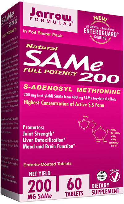 재로우 SAMe 200mg 타블렛, 60정, 1개