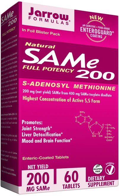 재로우 SAMe 200mg 타블렛, 60정, 1개 - 쿠팡