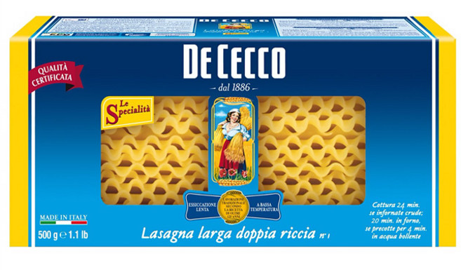 데체코 라자냐, 500g, 1개