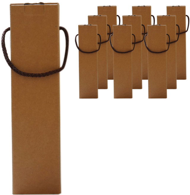 무지 병 포장박스 0.5L, 혼합색상, 10개