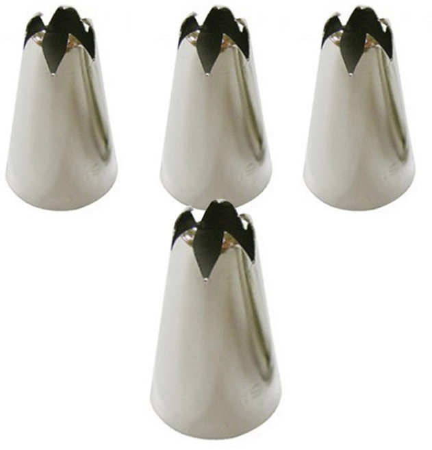 이홈베이킹 케익만들기 5발별 모양깍지, 단품, 4개