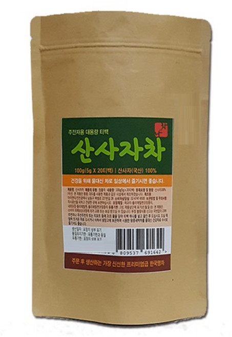 아이앤티 주전자용 대용량 티백 산사자차, 5g, 20개입, 1개