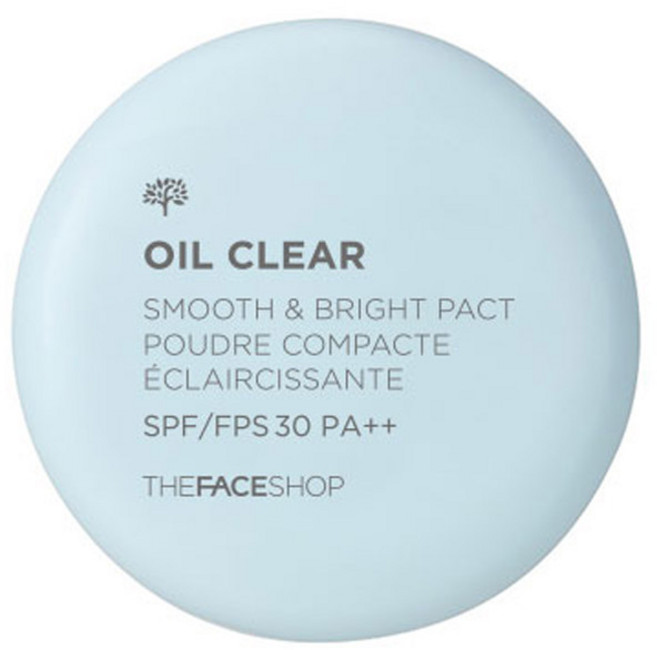 더페이스샵 오일 클리어 매끈 뽀얀 팩트 SPF30 PA++, 1개, N203 내추럴베이지