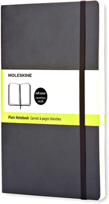 몰스킨 클래식노트 플레인 소프트커버, 블랙 포켓(Pocket), 1개