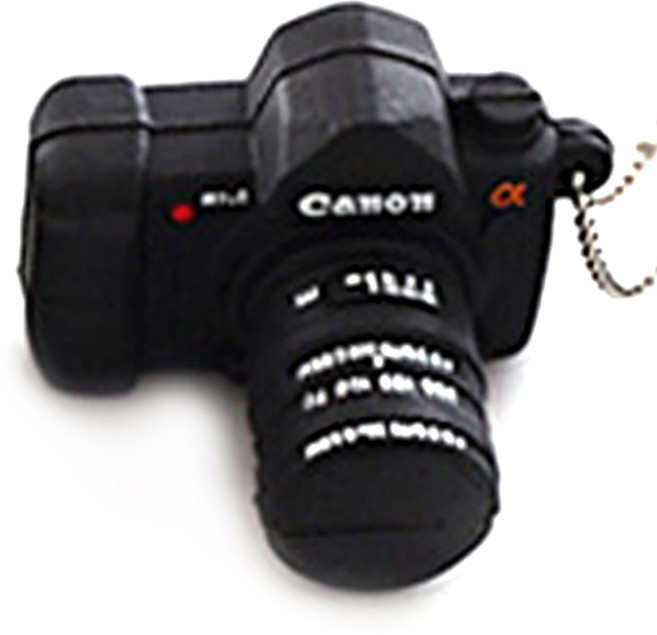 DSLR카메라모양 USB, 블랙 캐논, 4GB