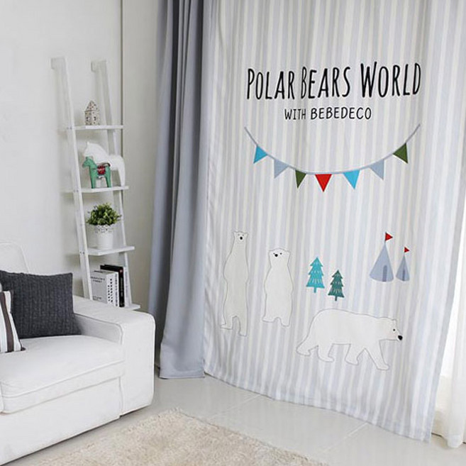 베베데코 3중지 암막 커튼