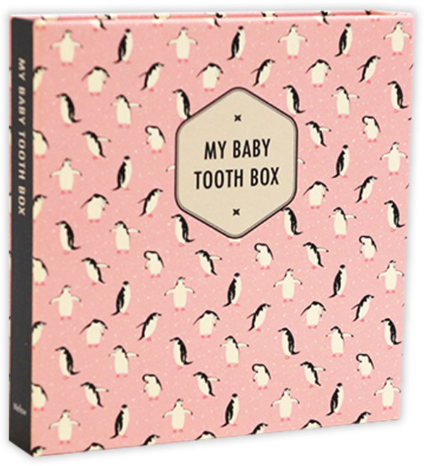 Mellow 마이 베이비 투스 박스 유치보관함, 펭귄