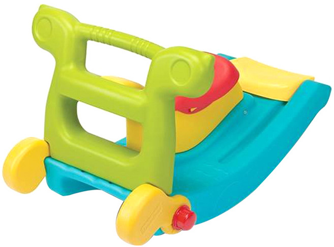 피셔프라이스 2in1 록킹 미끄럼, 혼합 색상, 1개