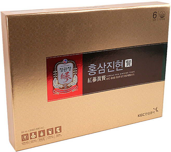 정관장 홍삼진 현 + 쇼핑백, 50ml, 1세트