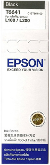 엡손 정품잉크 T664, 검정, 1개