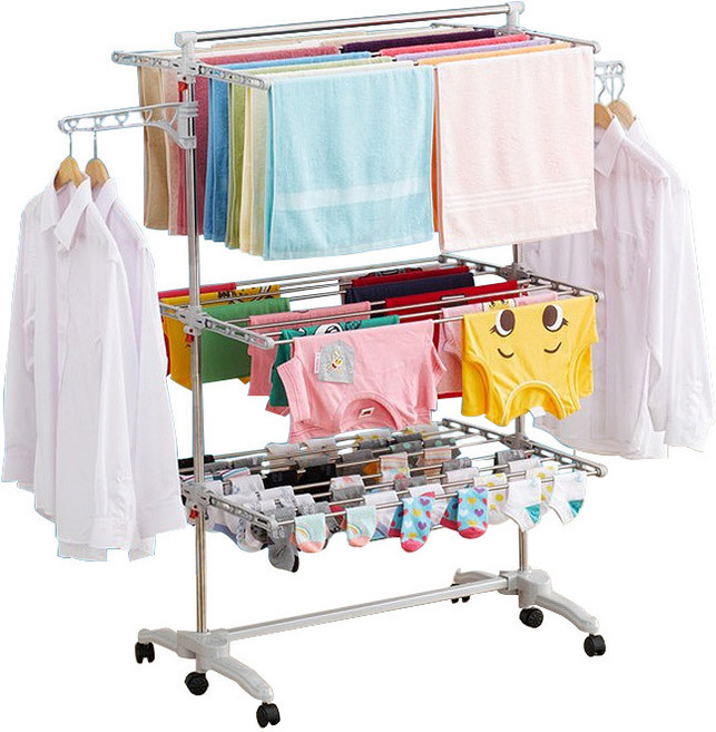 두리펀 엘린 이불봉 특대형 빨래건조대 6단