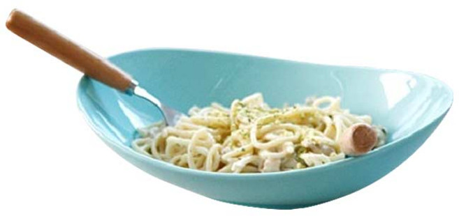 도호 디퓨어 컬러 타원 파스타볼, 블루, 1개