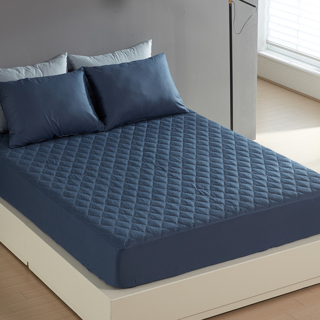 보드래 순면 밀림방지 누빔매트리스커버