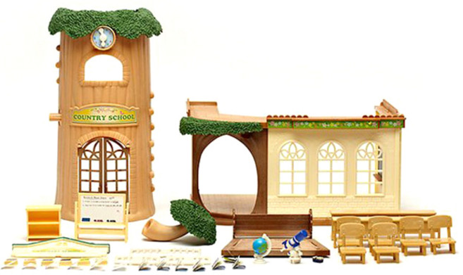 EPOCH Sylvanian Families 森林家族 Tree School 公仔 5105, 1套