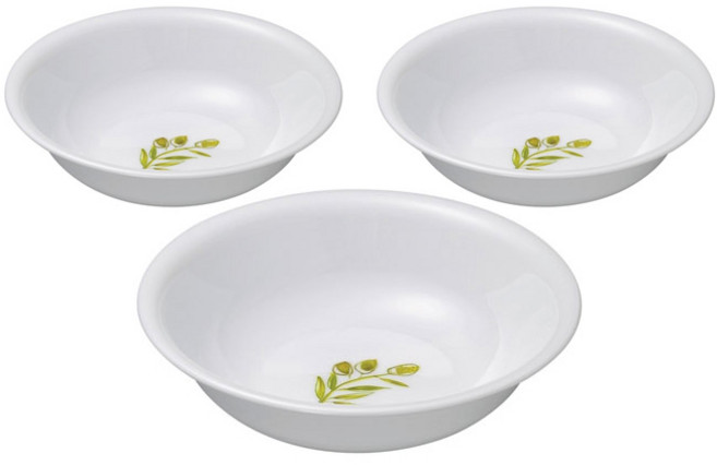 코렐 앞접시 3p, 올리브가든, 1개