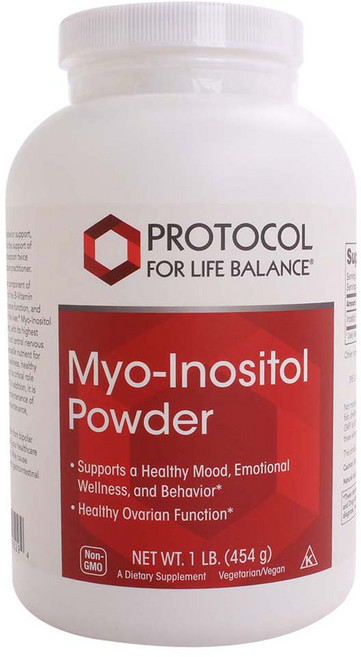 프로토콜포라이프밸런스 미오-이노시톨 파우더 비건 글루텐 프리, 454g, 1개
