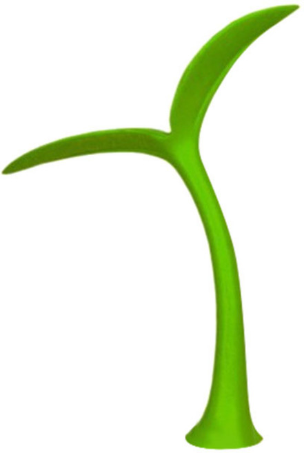 신일코퍼레이션 메모리폼 3D 입체 차량용 스티커 새싹, 그린, 1개