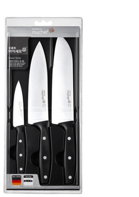 마이셰프 뉴클래식 라이트 칼세트 3-1호, 1세트, 다용도식도 200mm + 셰프식도 180mm + 과도 100mm